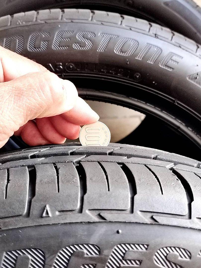 165/55R15 中古4本 21年41週 N-BOX純正 タイヤのみ