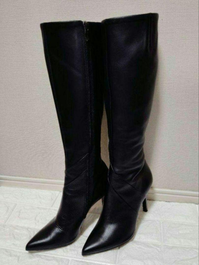 ダイアナの本革ロングブーツ24cm