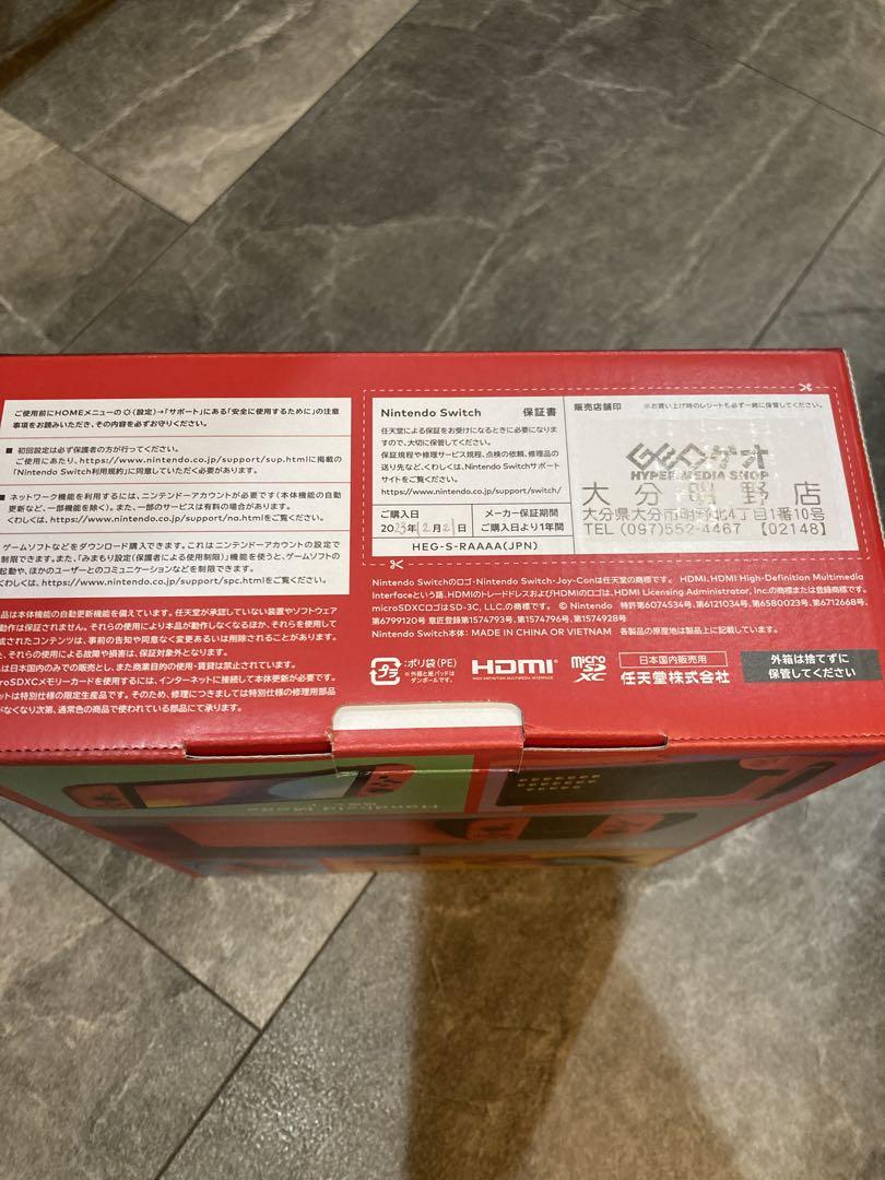新品 ニンテンドースイッチ 有機EL モデル マリオレッド 本体　任天堂