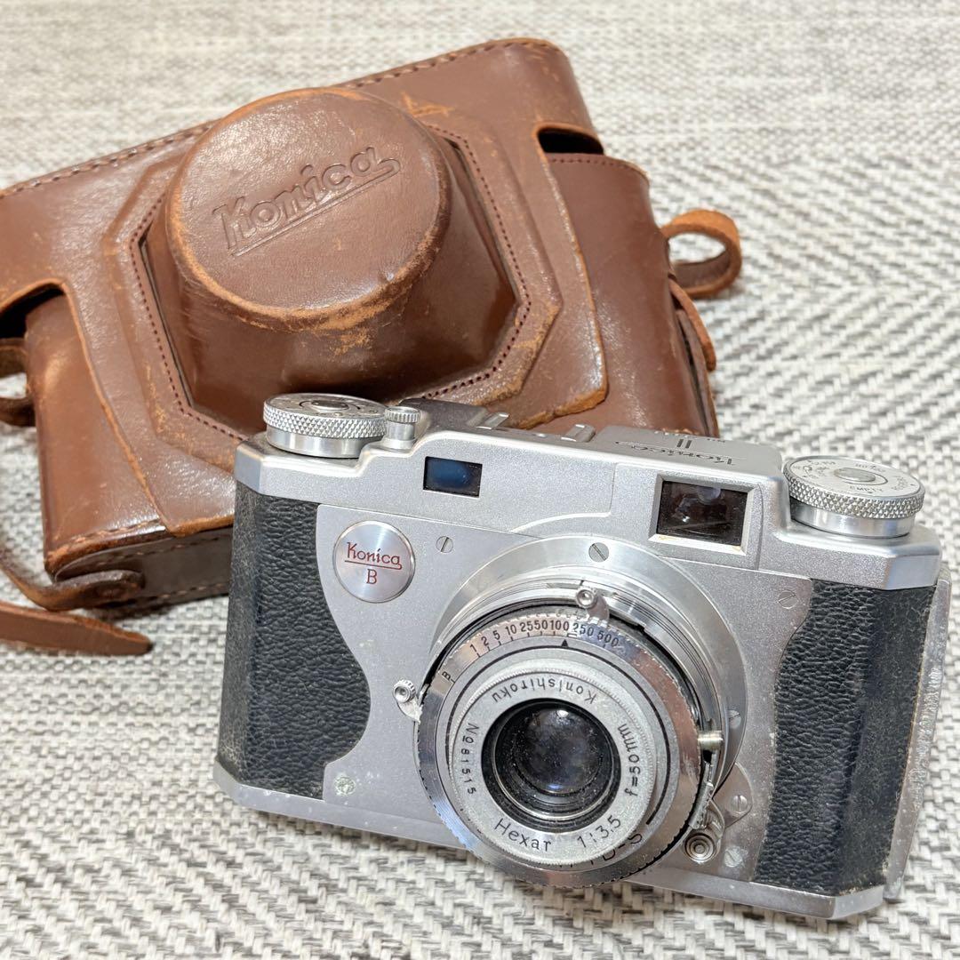 Konica ⅡB コニカ 2B Hexar 1:3.5 フィルムカメラ