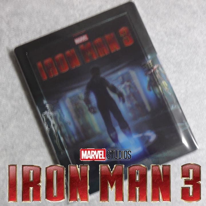 廃盤】アイアンマン 3 スチールブック レンチキュラー マグネット付き