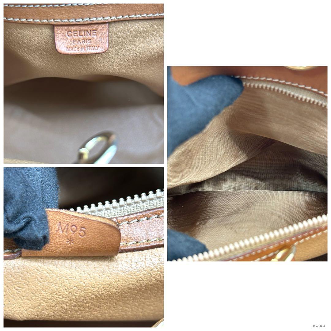 セリーヌ CELINE トートバッグ マカダム柄 レザー PVC サイド