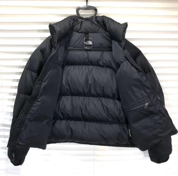美品 NORTH ノースフェイス ヌプシ ダウンベスト センターロゴ M