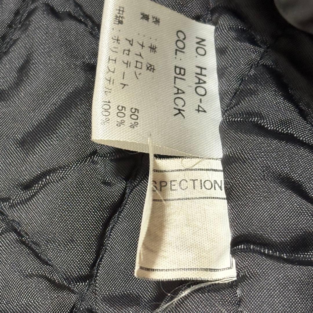 ヴィンテージ ハナイ レザーハーフ コート レザージャケット シープスキン 黒L WWW_OLIVIERBERNSTEIN_COM