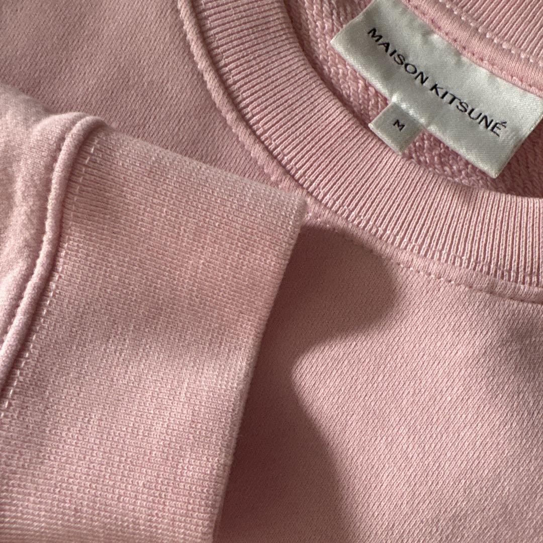 春早割 Maison Kitsune(メゾンキツネ)ピンク Mサイズ トレーナー - メルカリ トップス