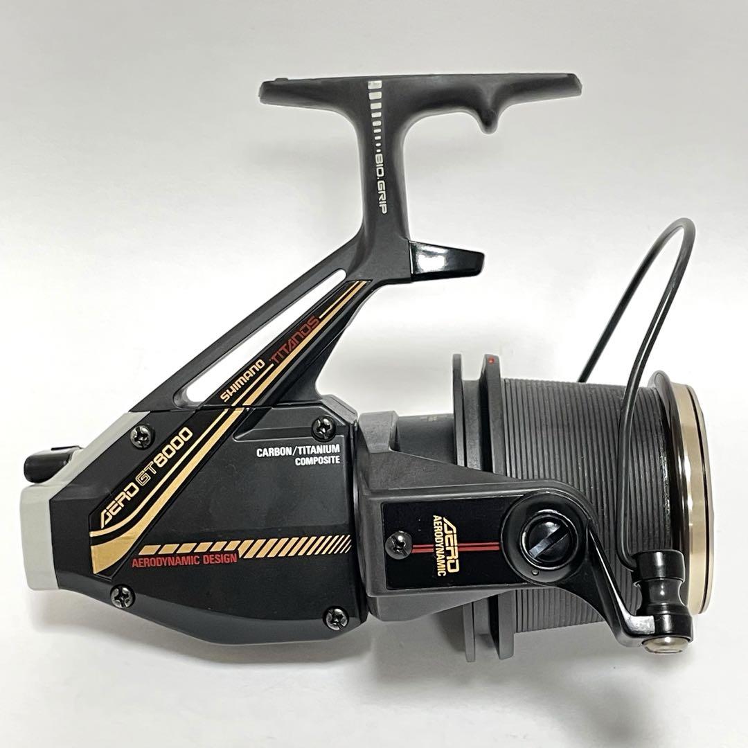 ■★オールド・シマノのTITANOS AERO GT8000★■左手捲式・サーフ専用機/2-スプール構成 オールド シマノ チタノス エアロ GT8000 左ハンドル サーフ 遠