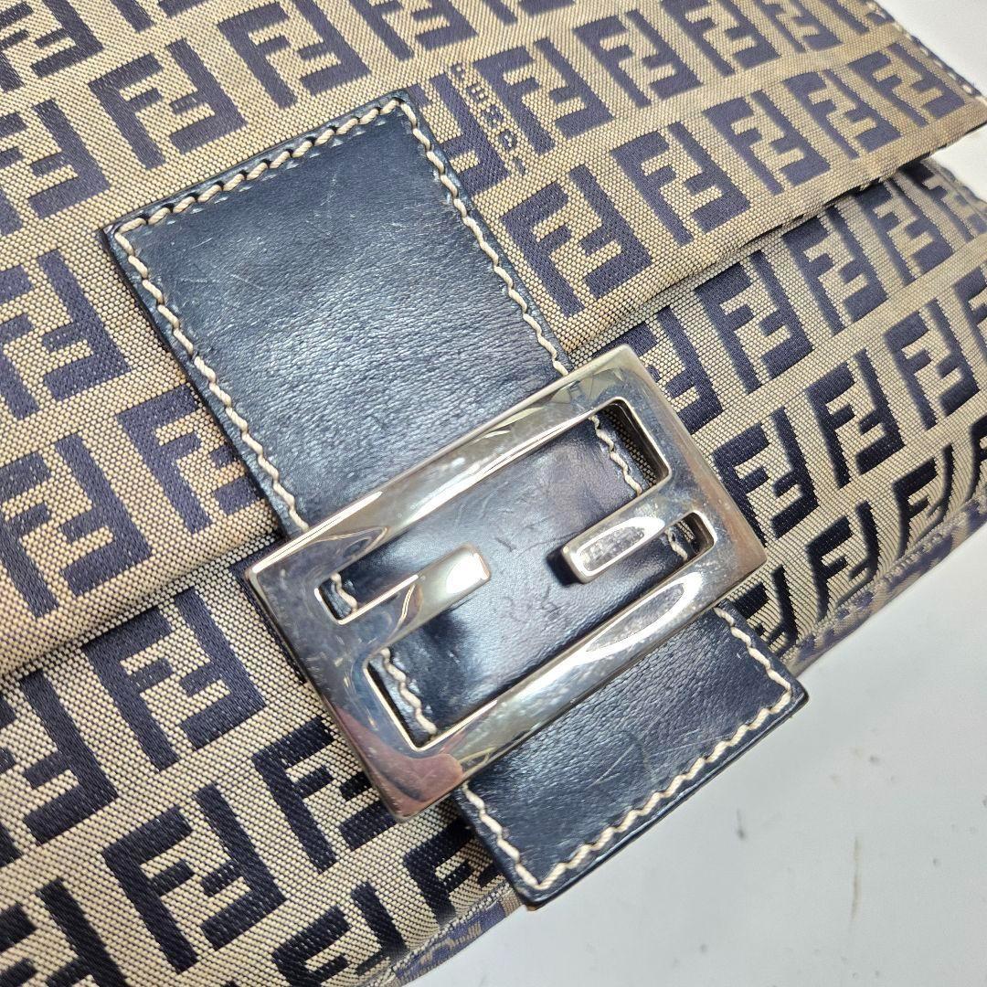 極美品 FENDI マンマバケット ズッカ柄 ワンショルダーバッグ