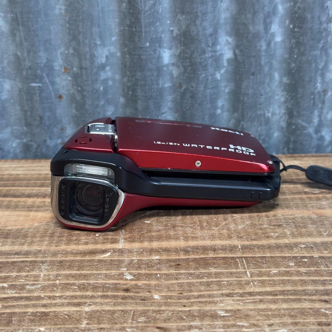 【美品】SANYO Xacti DMX-CA9 レッド Sanyo Xacti DMX-CA9 Waterproof HD Digital Video Camera Red