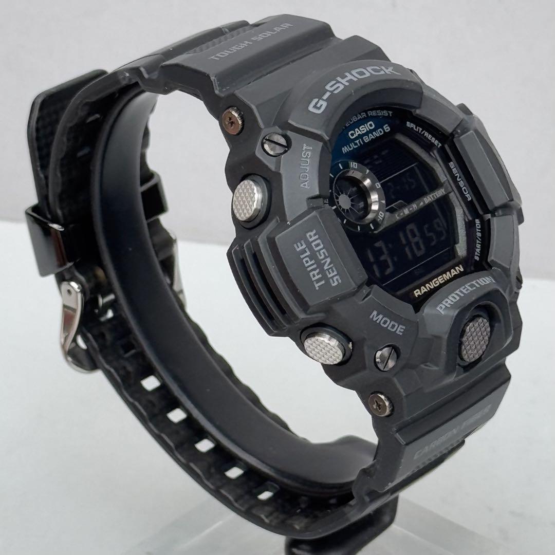 極美品 箱説付 G-SHOCK GW-9400J 電波ソーラー フルブラック