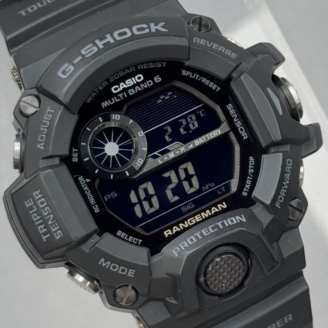 極美品 箱説付 G-SHOCK GW-9400J 電波ソーラー フルブラック