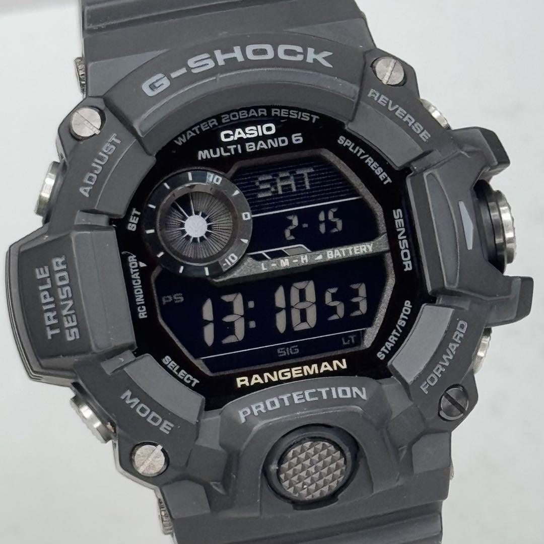 極美品 箱説付 G-SHOCK GW-9400J 電波ソーラー フルブラック
