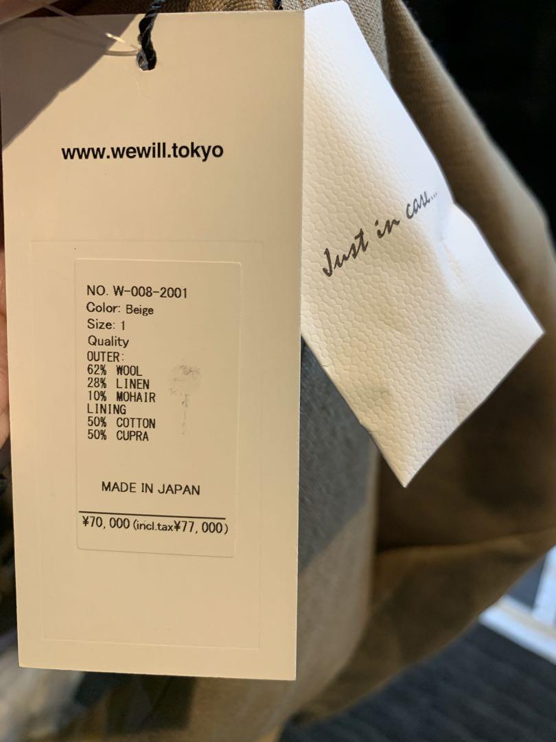 WEWILL テーラードジャケット
