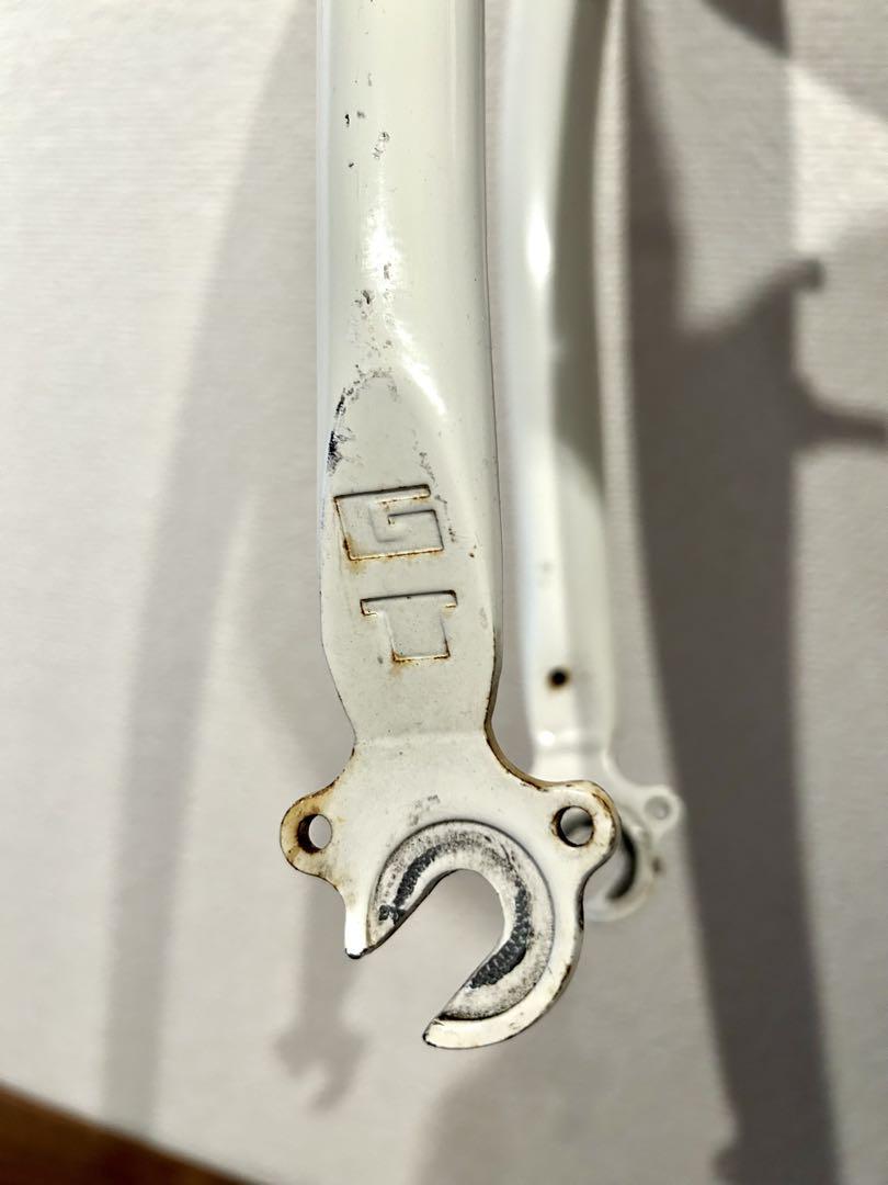 スレッド アヘッド リジット フロントフォークOS mtb26インチ　Vブレーキ