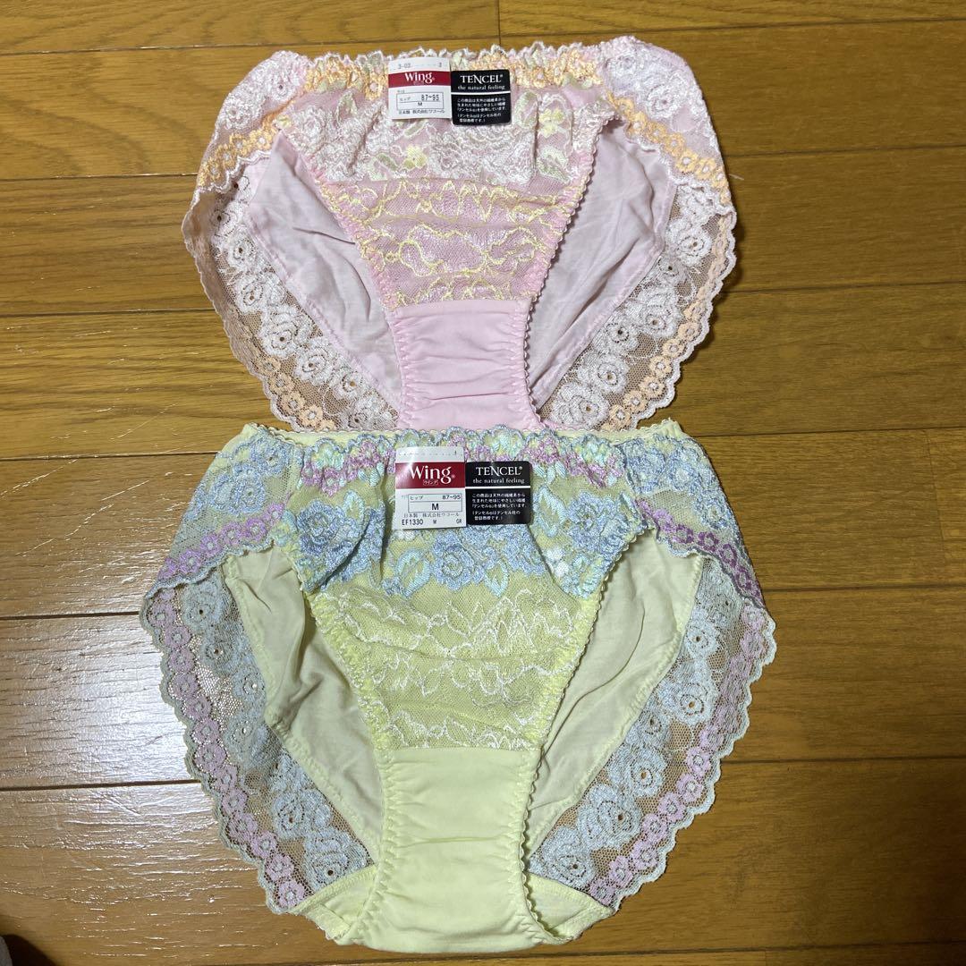 【新品未使用品】wingレースショーツ2枚セット　Ｍ