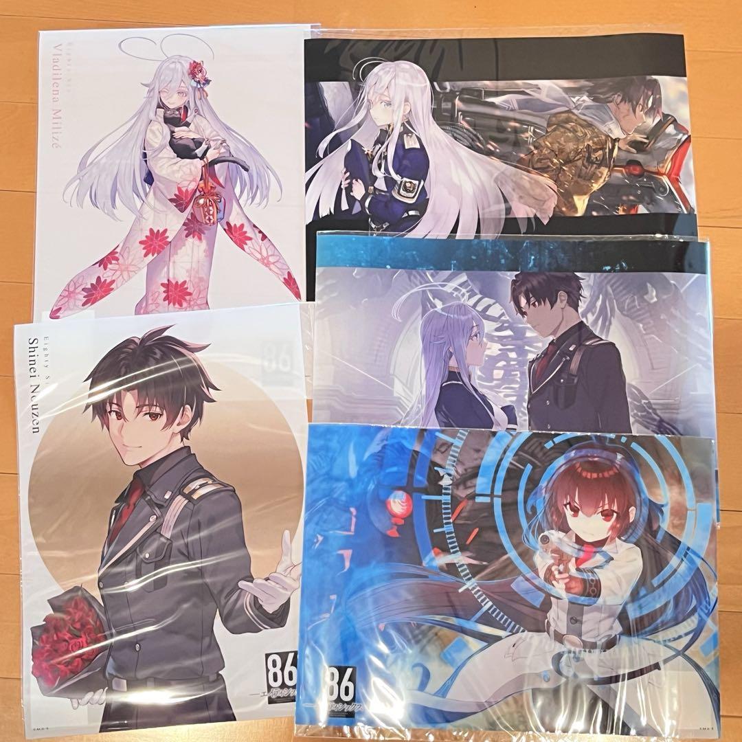 エイティシックス C賞 クリアポスター セット③ - メルカリ