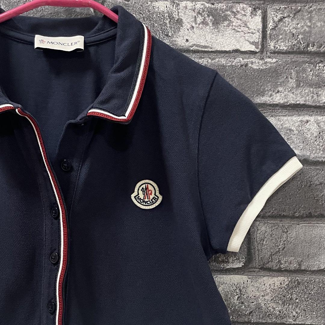 【美品】MONCLER 100㎝　ネイビー 半袖ワンピース 楽天市場】MONCLER 半袖 ワンピース I10938I00004 899RA サイズ