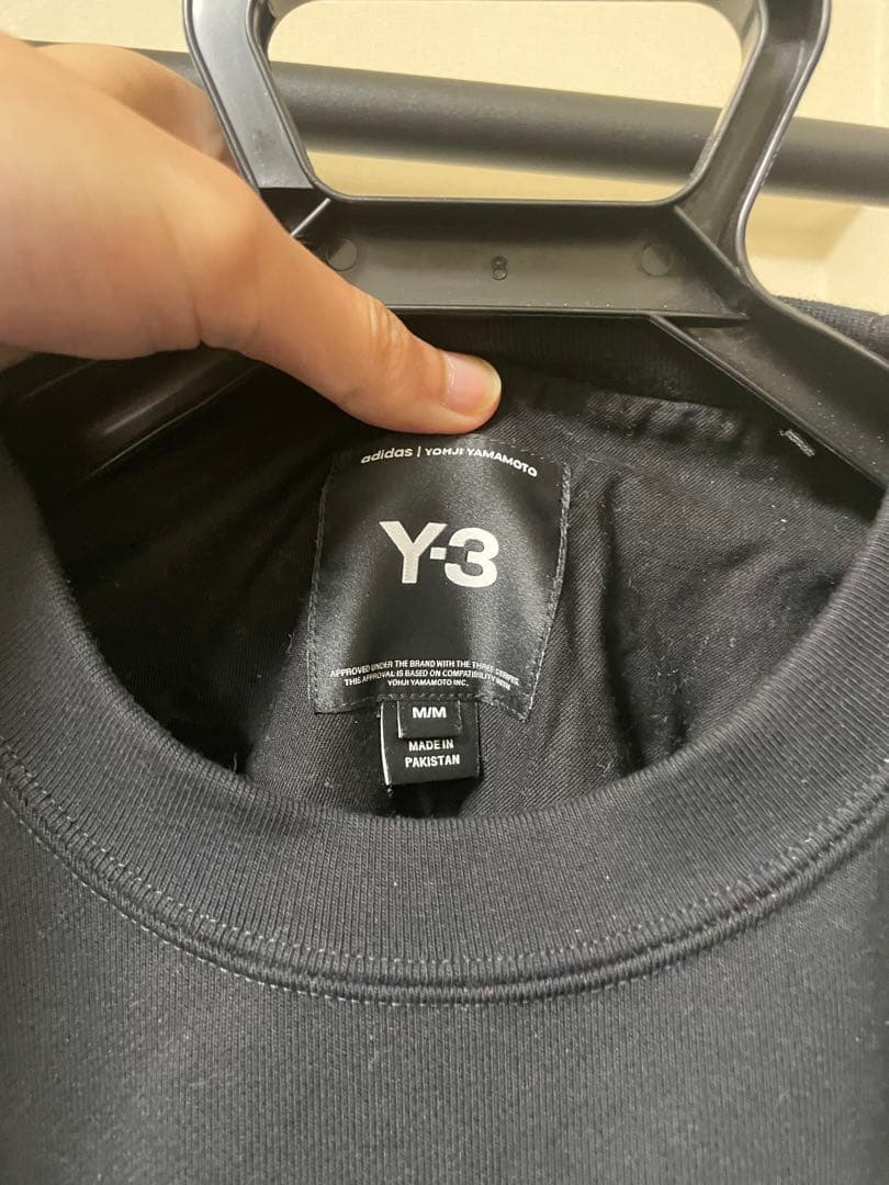 値下げしました！Y-3 ブラック クルーネックスウェット25SS