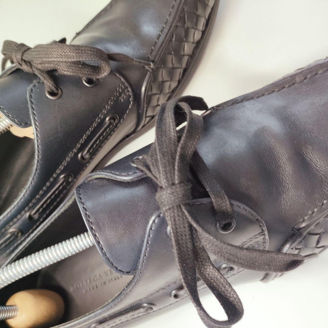 BOTTEGA BENETA ドライビング シューズ ブラック系牛革 40サイズ