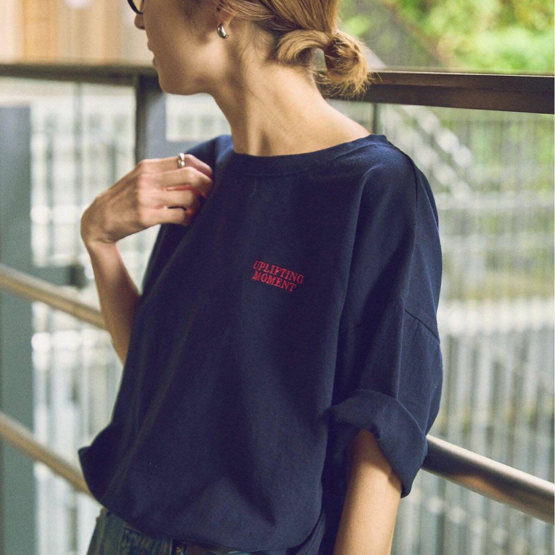 《FRAMeWORK》新品タグ付きharu×FRAMeWORK　コラボロゴTEE
