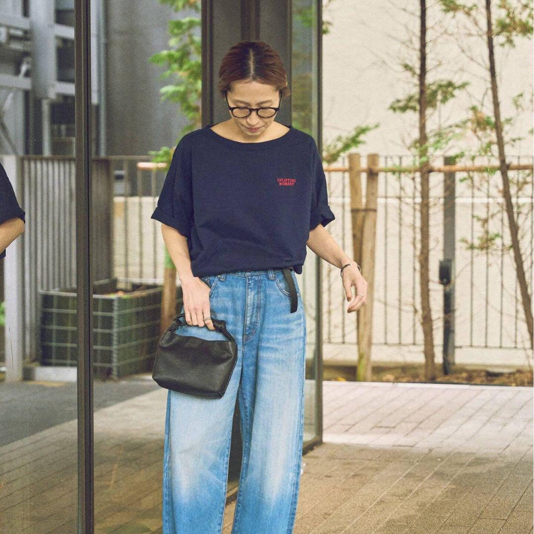 《FRAMeWORK》新品タグ付きharu×FRAMeWORK　コラボロゴTEE