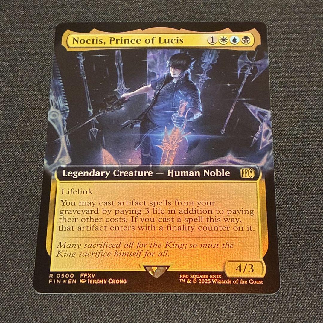 MTG FIN ルシスの王子、ノクティス 英語 FOIL 拡張アート MTG FIN ルシスの王子、ノクティス 英語 FOIL 拡張アート - メルカリ