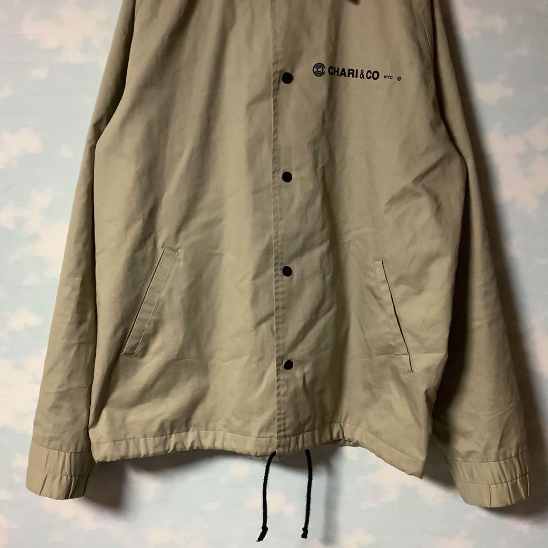 CHARI&CO ブルゾン ベージュ チャリアンドコー 0Na1X-m32701593267 NYC コーチジャケット 即納低価