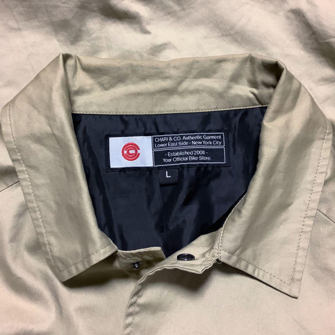 CHARI&CO ブルゾン ベージュ チャリアンドコー 0Na1X-m32701593267 NYC コーチジャケット 即納低価