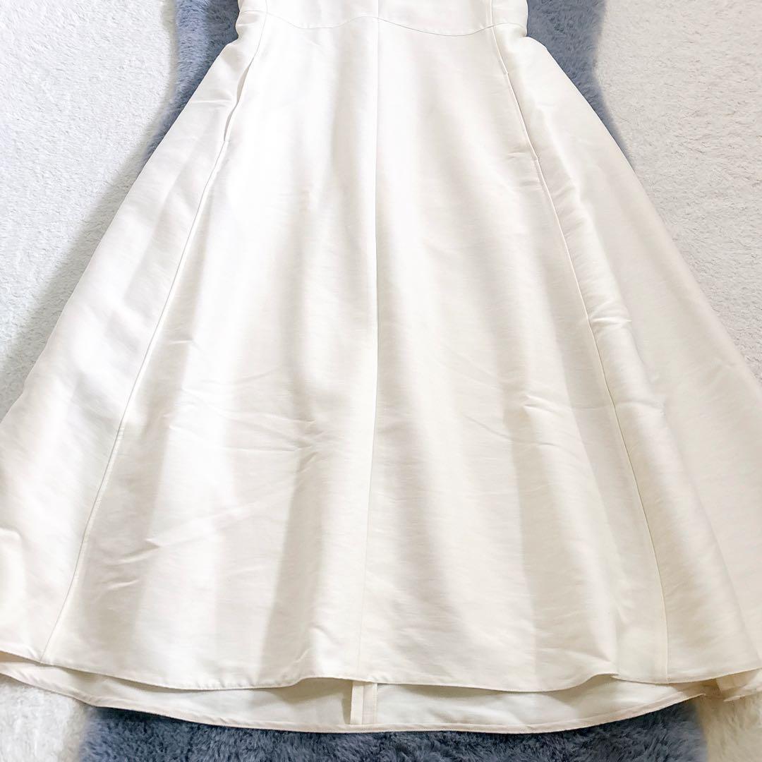 新品23AW ROPE ダブルクロス Vカットジャンパースカート アイボリー M
