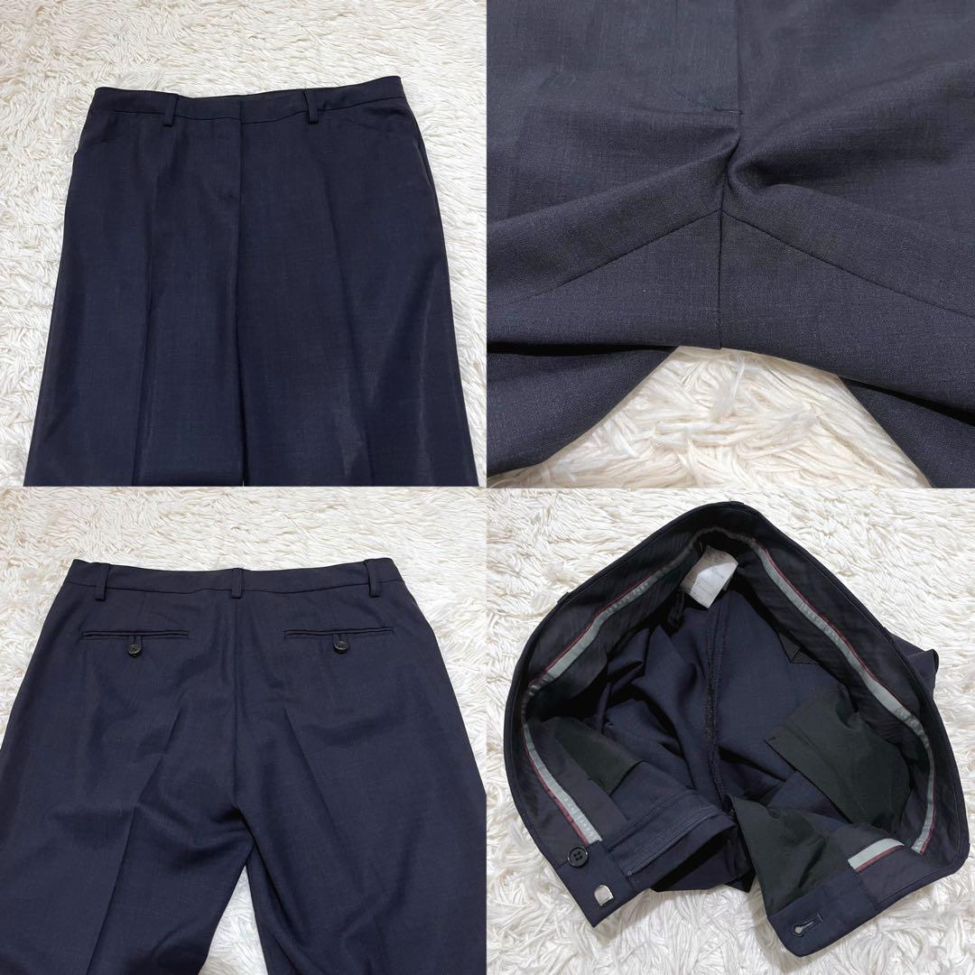 【美品】セオリーリュクス　セットアップ　スーツ　ネイビー