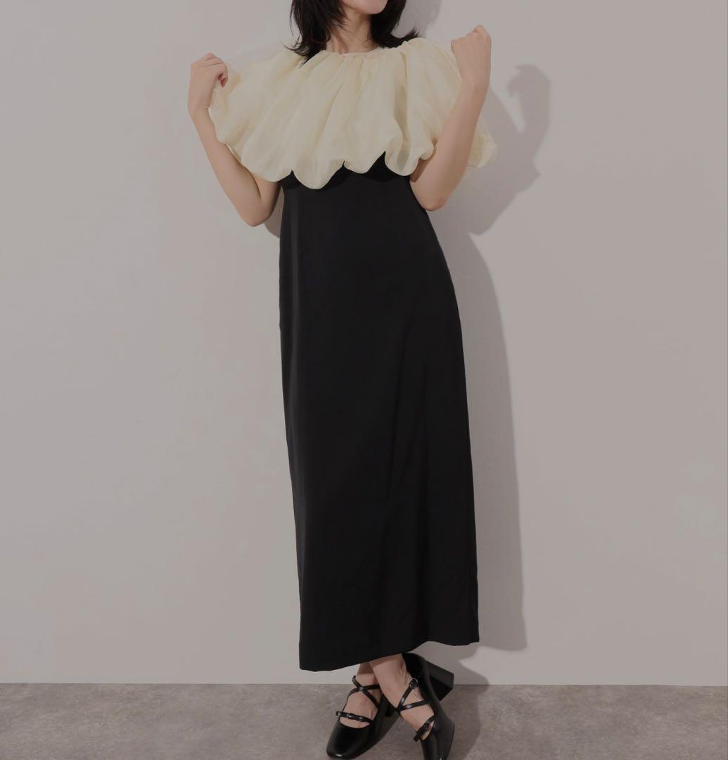 美品✨ANDRESD atlo バルーンヘムラインドレス オケージョンドレス M 美品✨ANDRESD atlo バルーンヘムラインドレス オケージョンドレス M