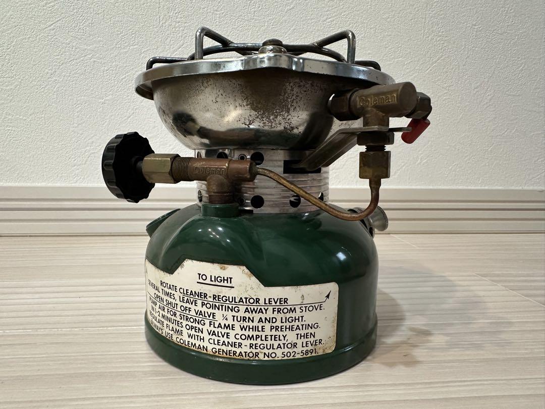 Coleman single burner 502 78年12月製造 コールマン