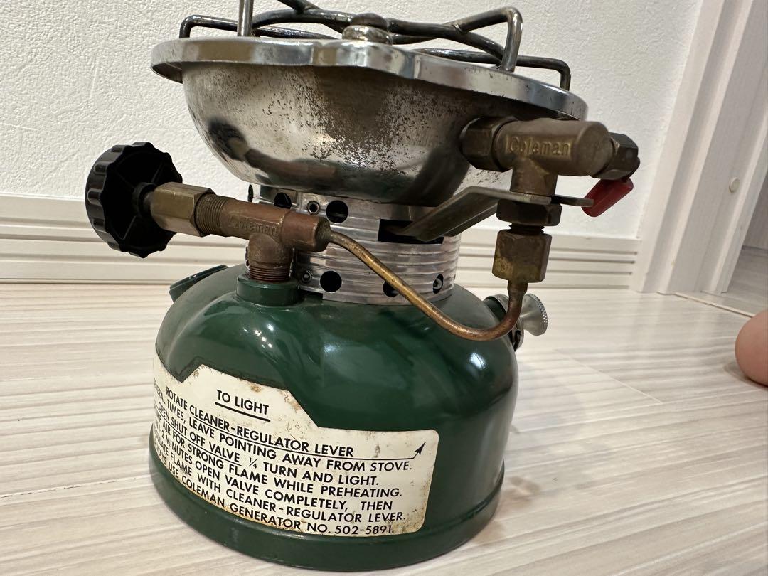 Coleman single burner 502 78年12月製造 コールマン