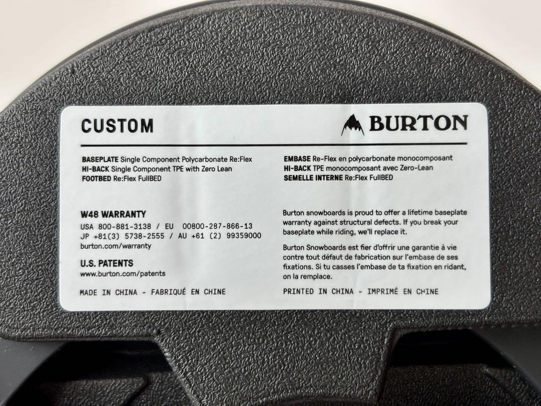 Burton custom スノーボードバインディング  新品未使用
