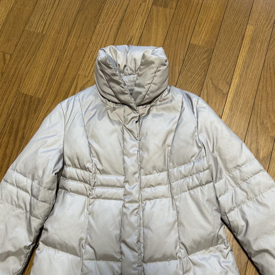 【美品】LANVIN ランバン ダウンジャケット ハイネック グレー 40L 美品】LANVIN ランバン ダウンジャケット ハイネック グレー 40L