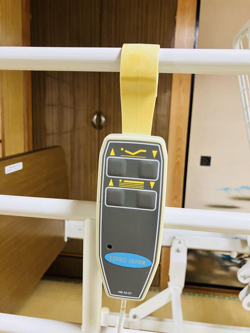 電動介護用ベッド ブラウン シングルサイズ