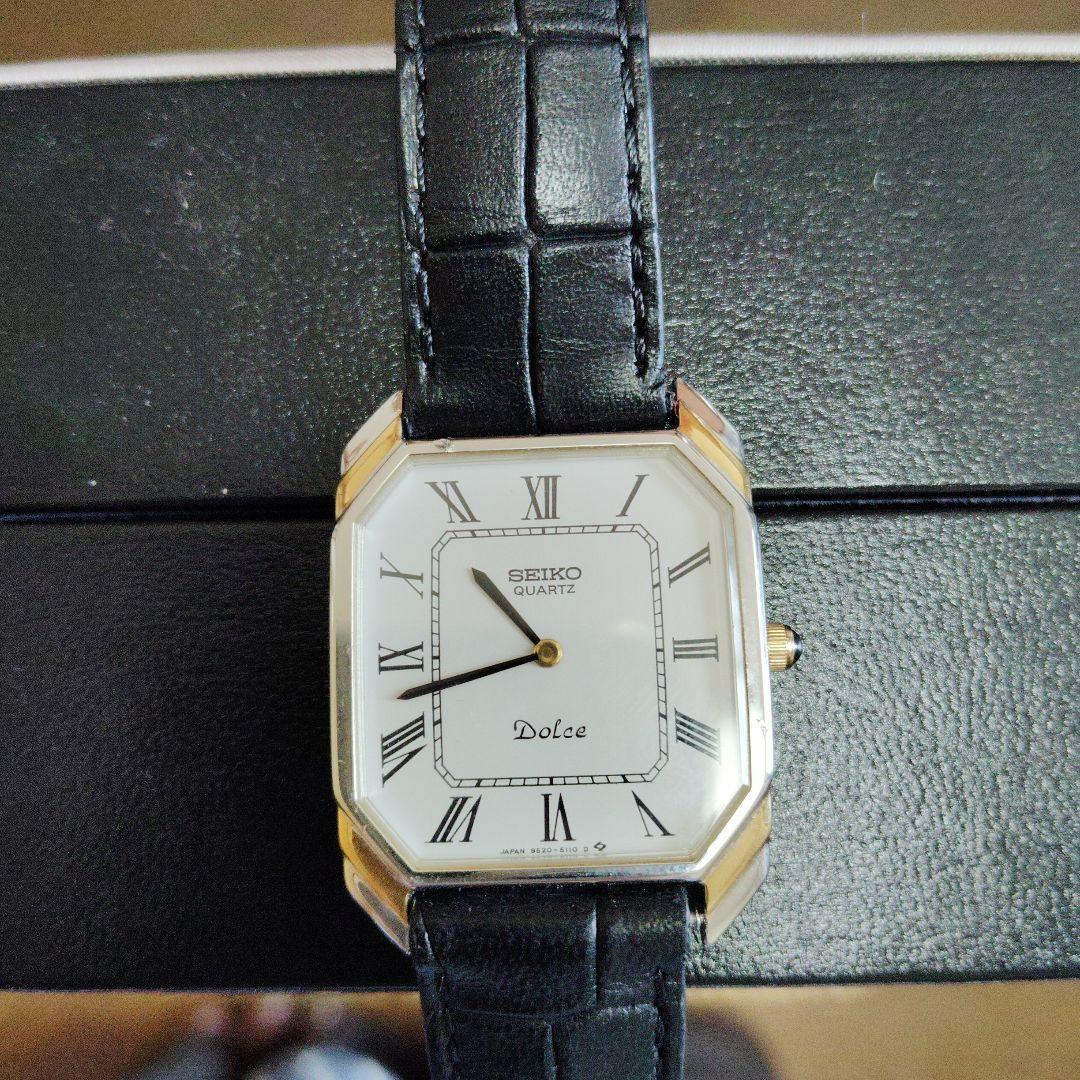 SEIKO Dolce クォーツ時計 ホワイト文字盤