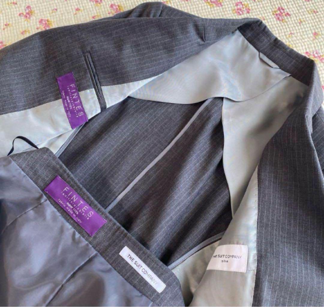 スーツカンパニー 上38下36 Ｗ62 スカートスーツ 春夏 涼しい DM