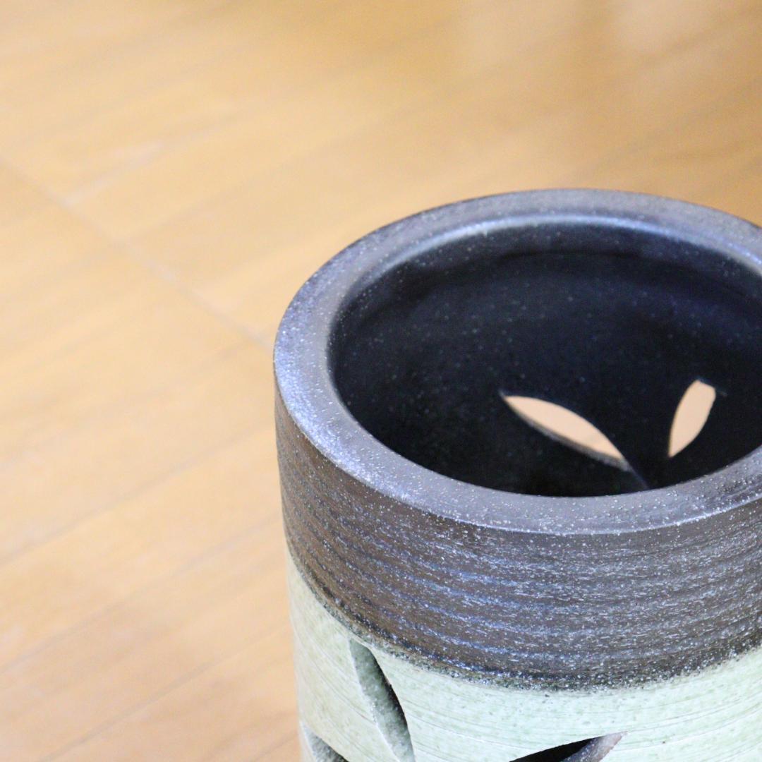 ファッション通販 安い 信楽焼 傘立て 陶器 ビードロ アンブレラスタンド 重い 日本製 傘立て