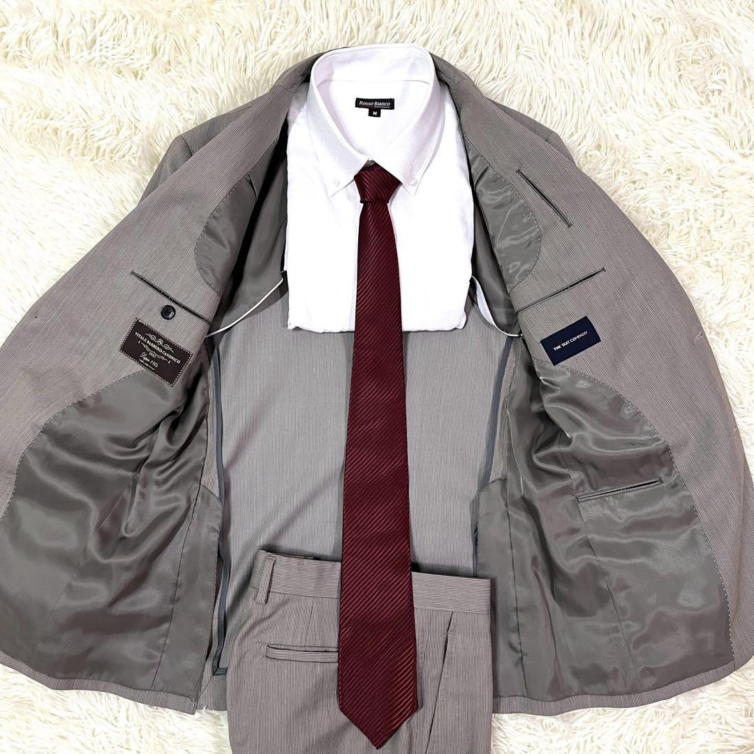 【美品】ザスーツカンパニー × CANONICO セットアップ ベージュ S
