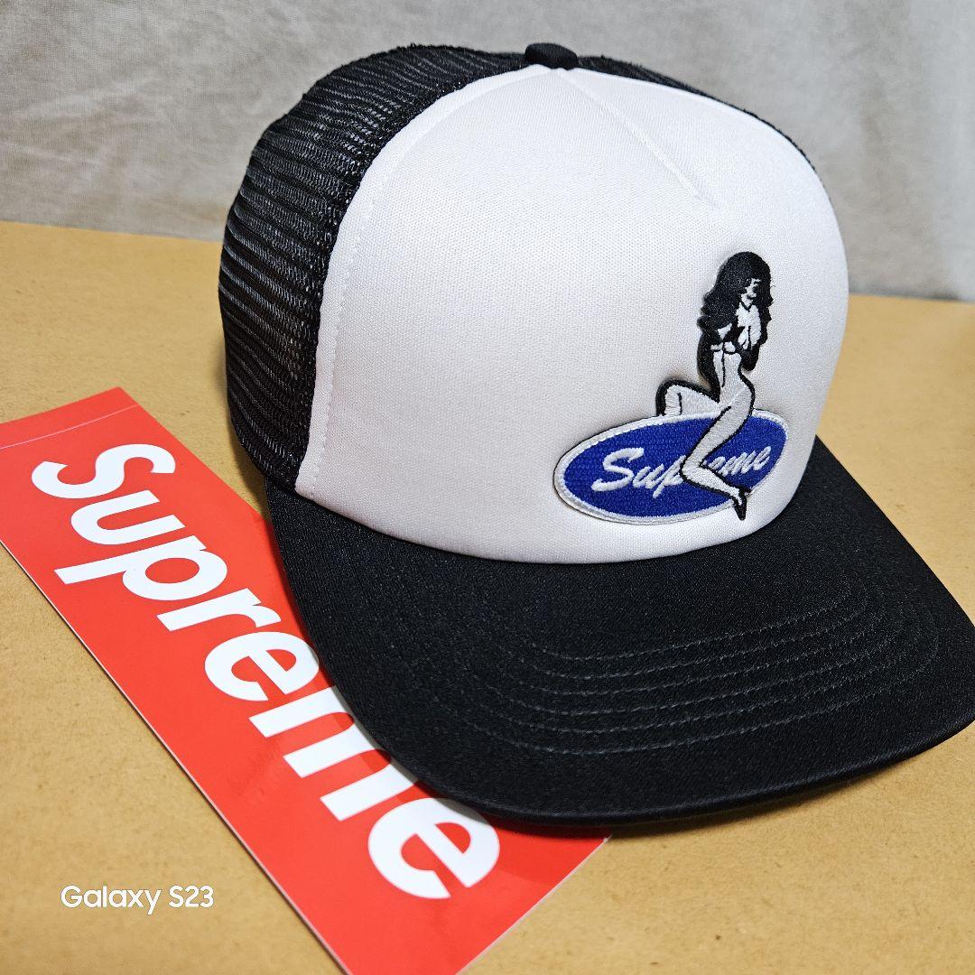 シュプリーム Supreme Pin Up Mesh Back キャップ 黒