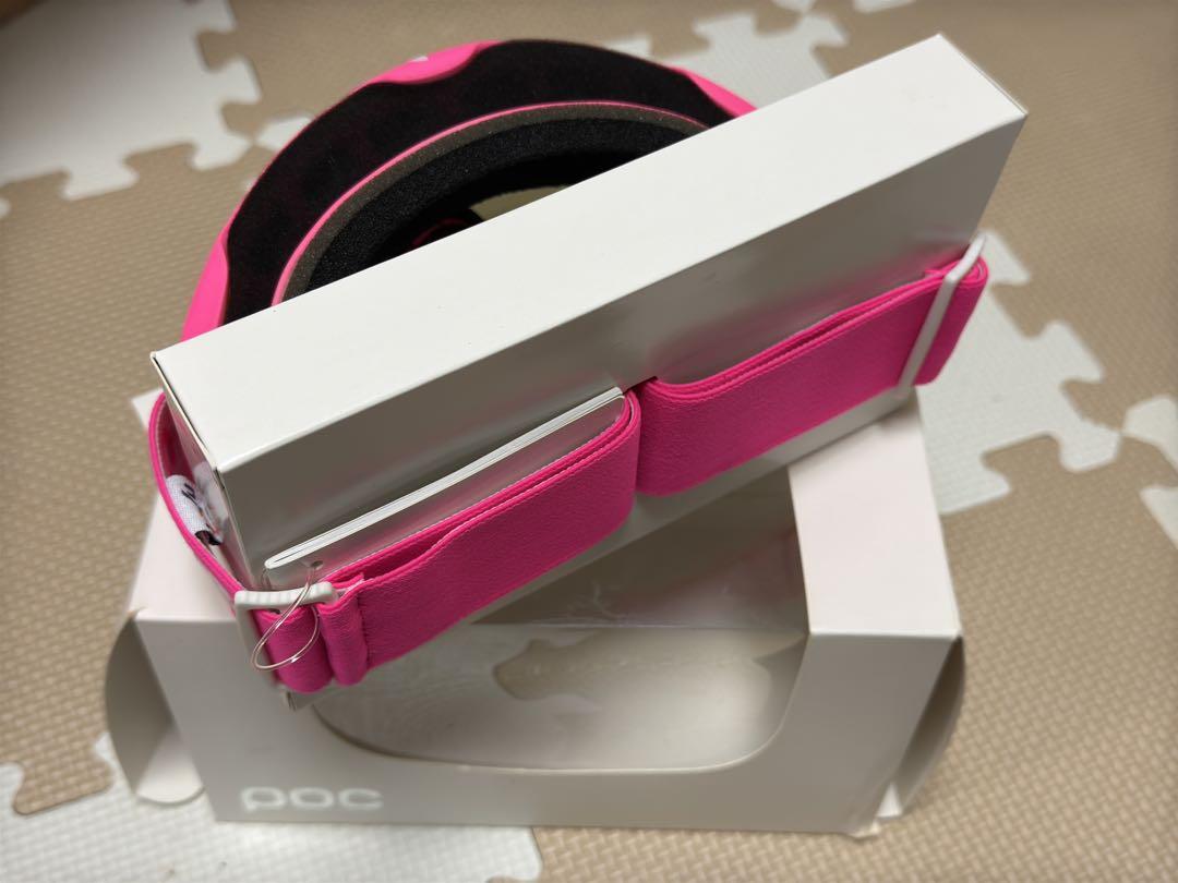 高級ブランド 箱付き ゴーグル ピンク POC 新品未使用品 スキー - スキー・スノーボードアクセサリー