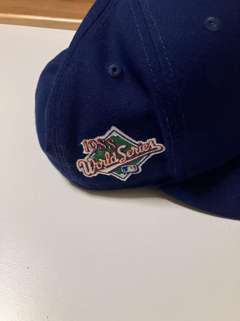 【500円引きクーポン】 激レア・美品LAドジャース 1988年優勝記念キャップ 7 3/4 ウェア