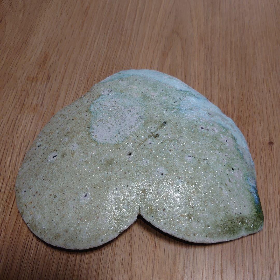自然釉葉皿
