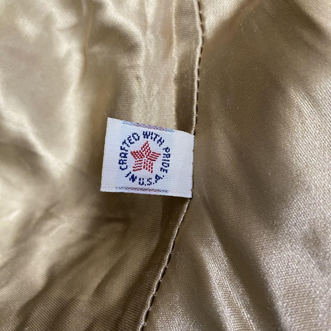 80s L.L.Bean レザーブルゾン レザージャケット ベージュ