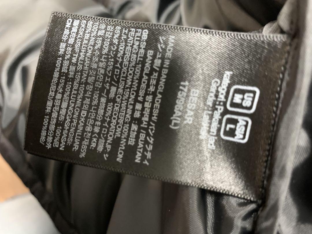 THE NORTH FACE ブラックダウンジャケット US M