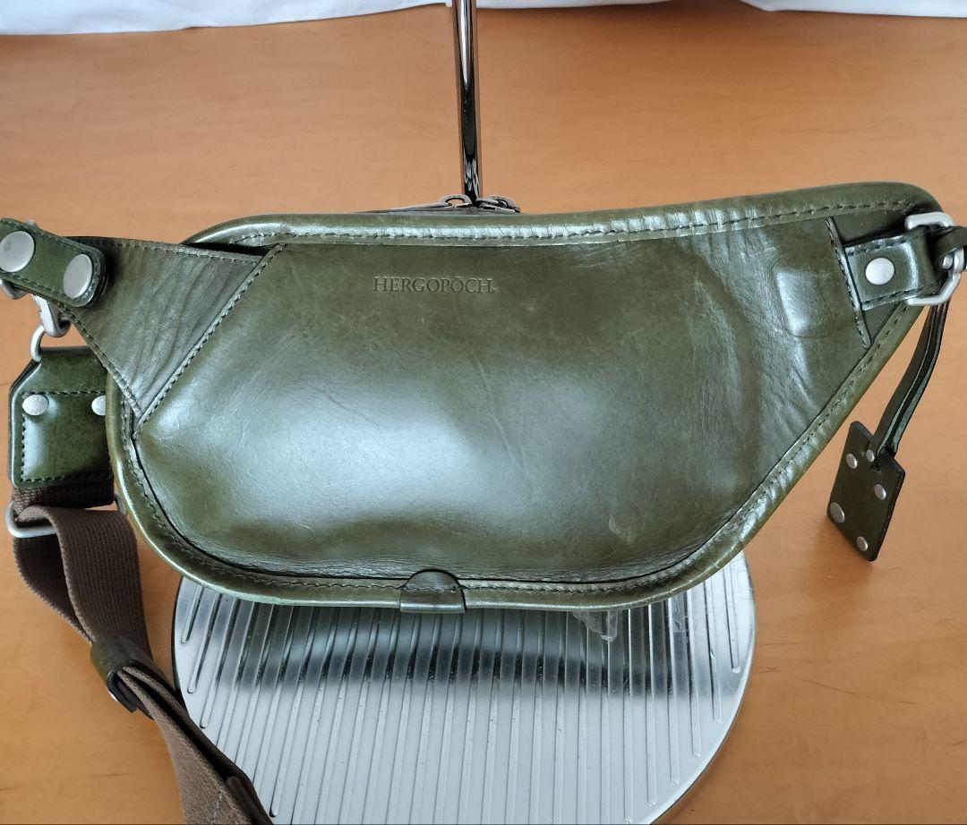 良品 HERGOPOCH エルゴポック レザー ボディバッグ