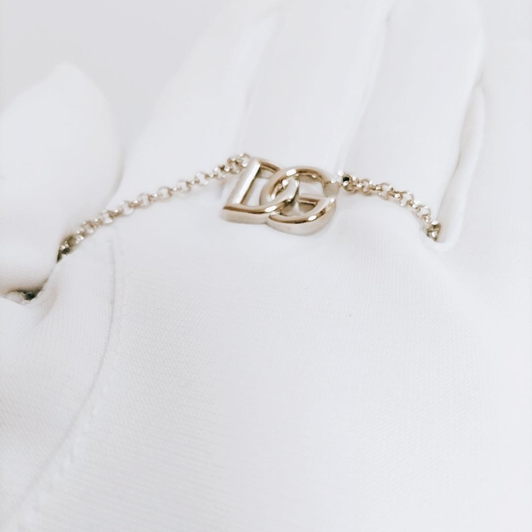 【新品未使用】Dolce & Gabbana チェーンネックレス DGロゴ