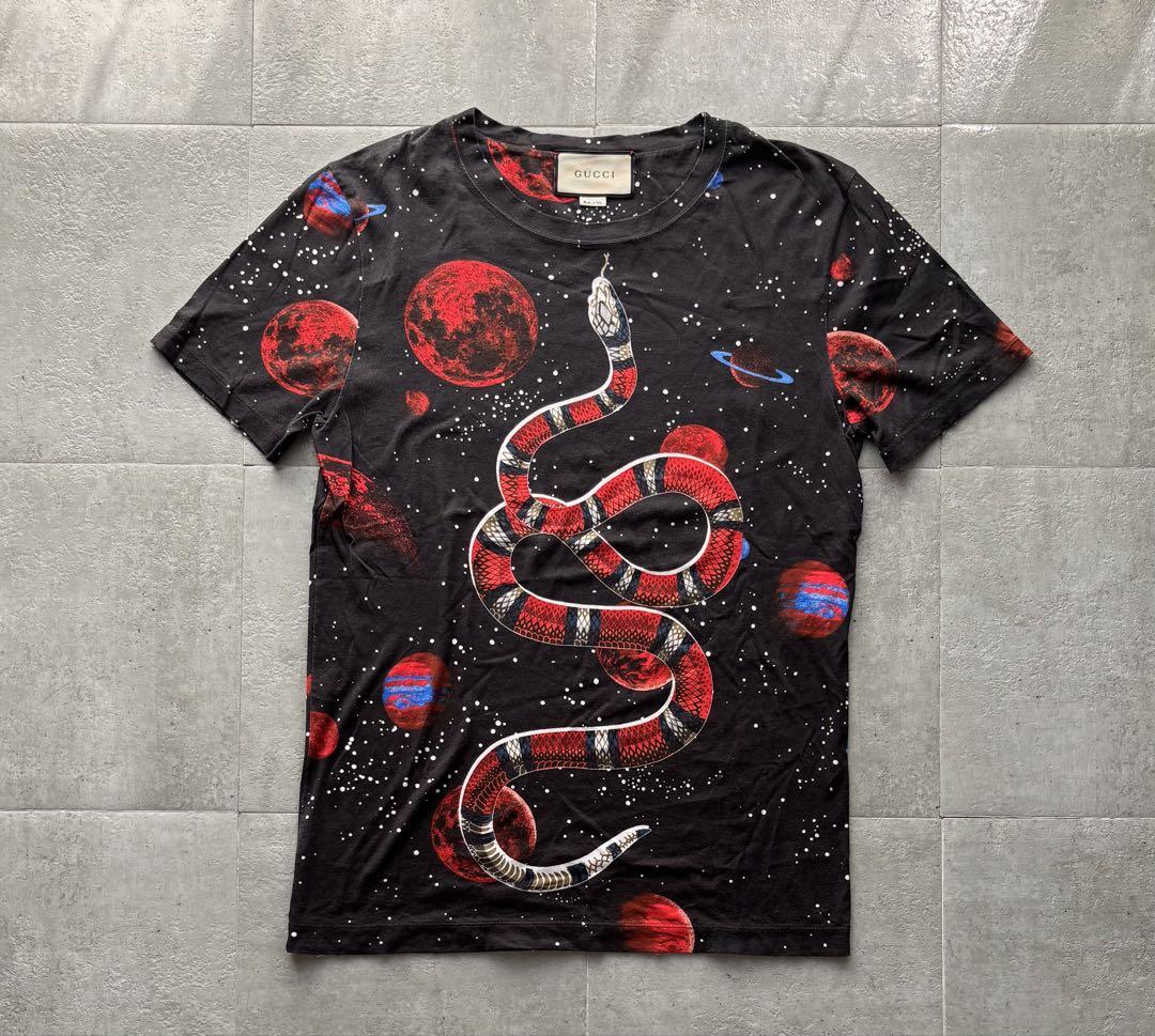 GUCCI グッチ スペーススネーク Tシャツ パイソン デザイン◎