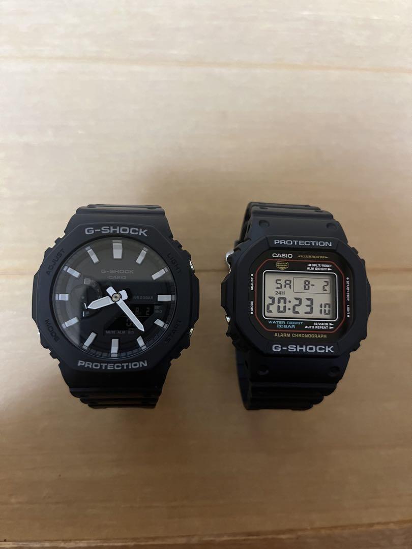 G-SHOCK2本セットDW-5600RL-1JF/GA-2100RL-1AJF Casio G-SHOCK DW-5600RL-1JF Tough Watch Japan NEW Domestic
