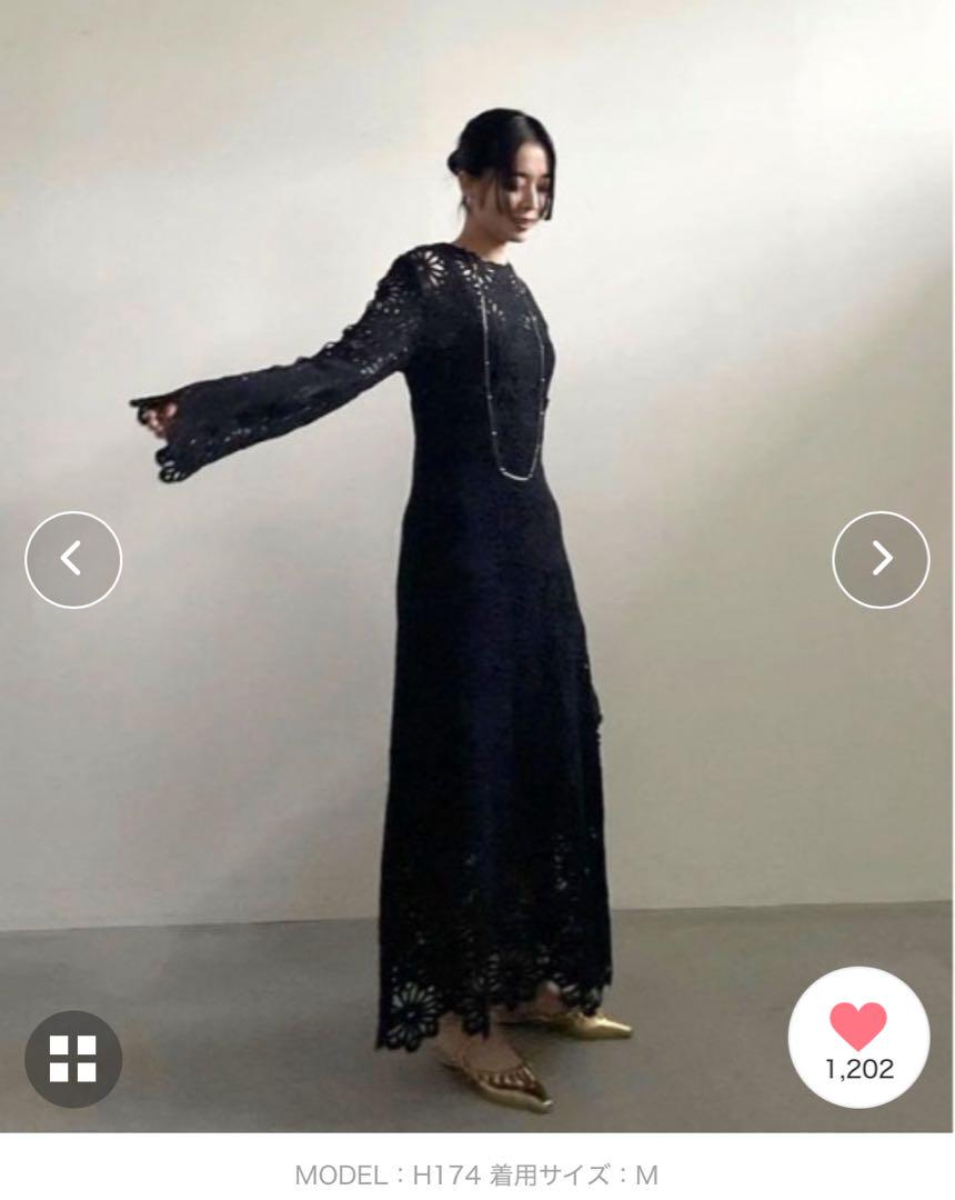 ameri medi flower saint lace dress TALL - メルカリ